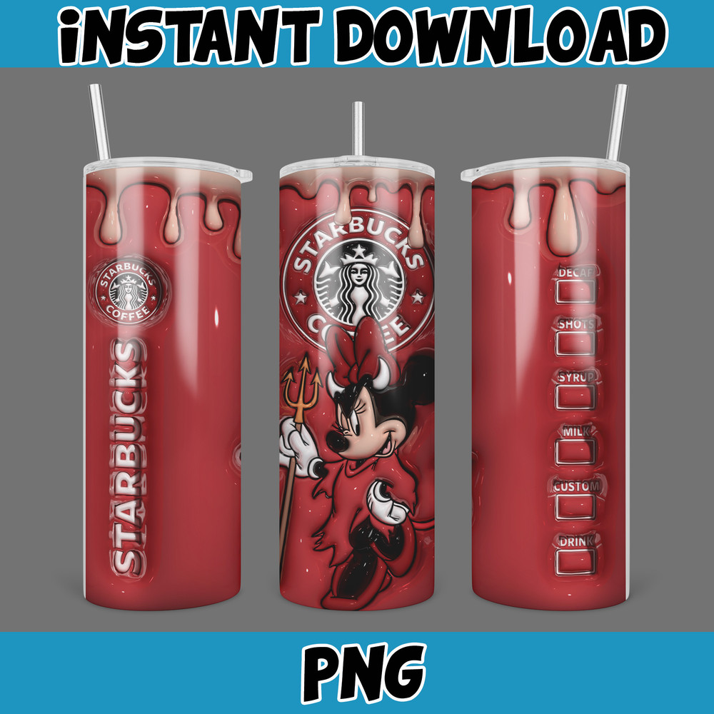 3D Inflated Halloween Season Sublimation Tumbler Design Download PNG, 20 Oz Digital Tumbler Wrap PNG (74).jpg