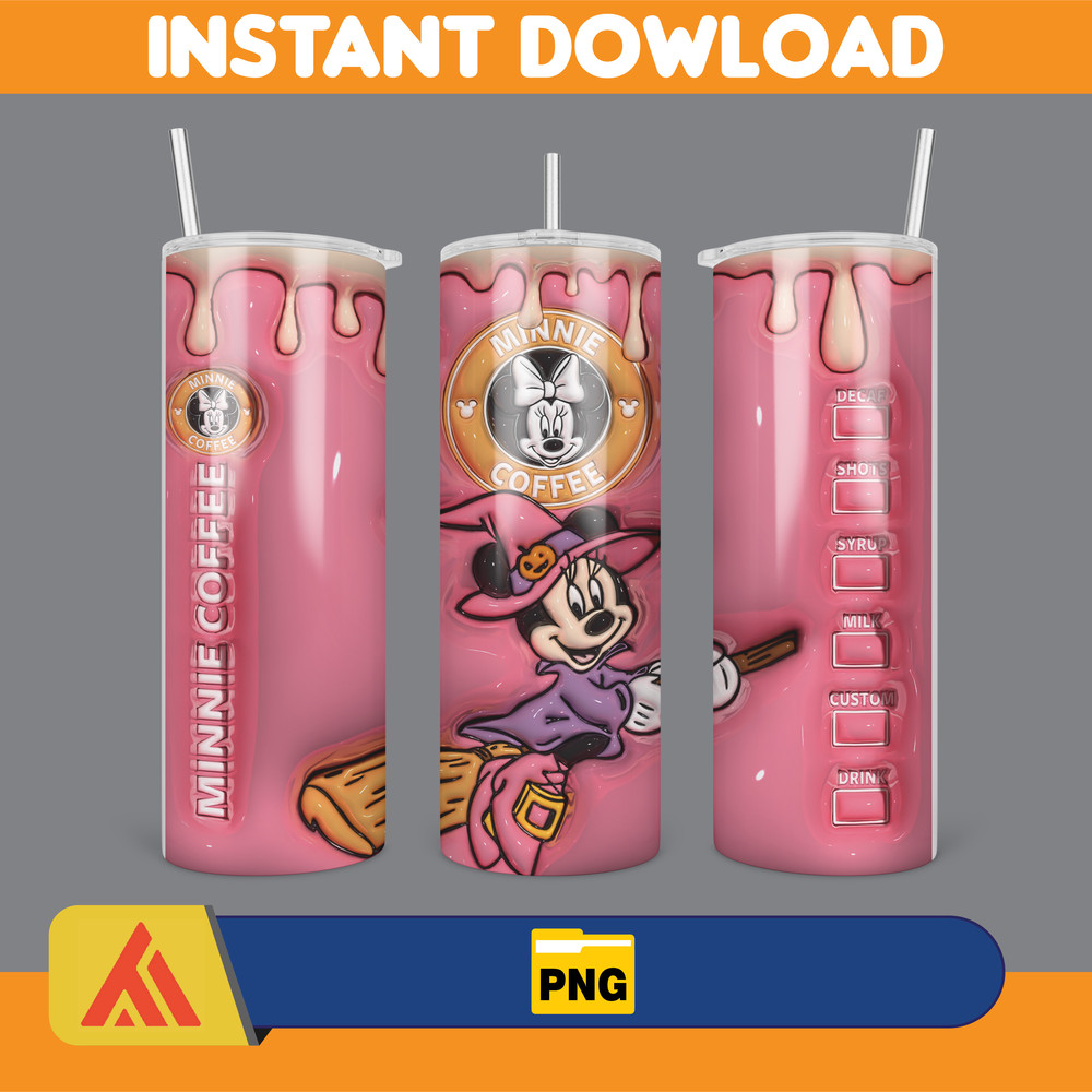 3D Inflated Halloween Season Sublimation Tumbler Design Download PNG, 20 Oz Digital Tumbler Wrap PNG (75).jpg