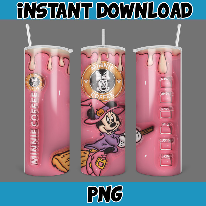 3D Inflated Halloween Season Sublimation Tumbler Design Download PNG, 20 Oz Digital Tumbler Wrap PNG (75).jpg