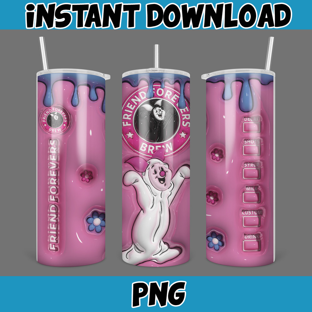 3D Inflated Halloween Season Sublimation Tumbler Design Download PNG, 20 Oz Digital Tumbler Wrap PNG (77).jpg