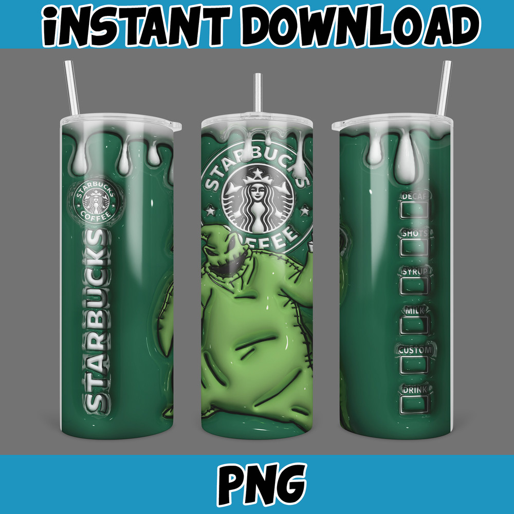 3D Inflated Halloween Season Sublimation Tumbler Design Download PNG, 20 Oz Digital Tumbler Wrap PNG (8).jpg