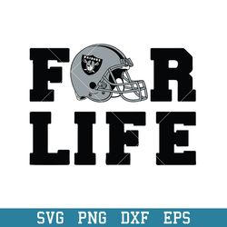 Las Vegas Raiders For Life Svg, Las Vegas Raiders Svg, NFL Svg, Png Dxf Eps Digital File