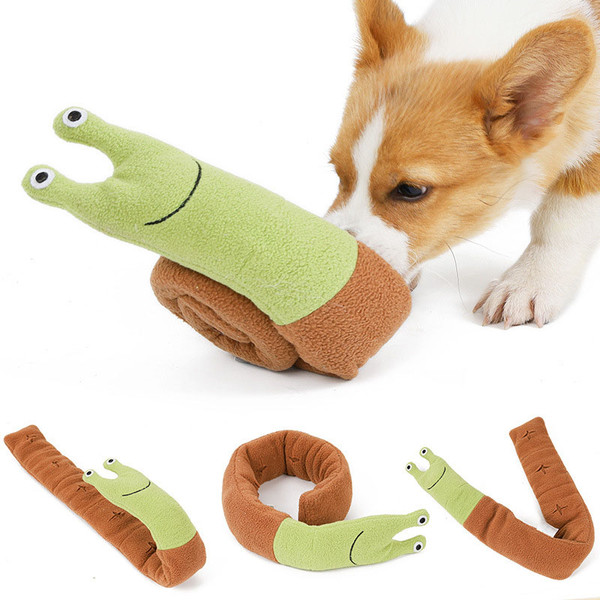 Sounding Snail Squeaky Dog Toy