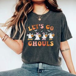 let's go ghouls mouse and friends shirt, disney boo halloween shirt, pumpkin mickey, disney spooky shirt halloween party