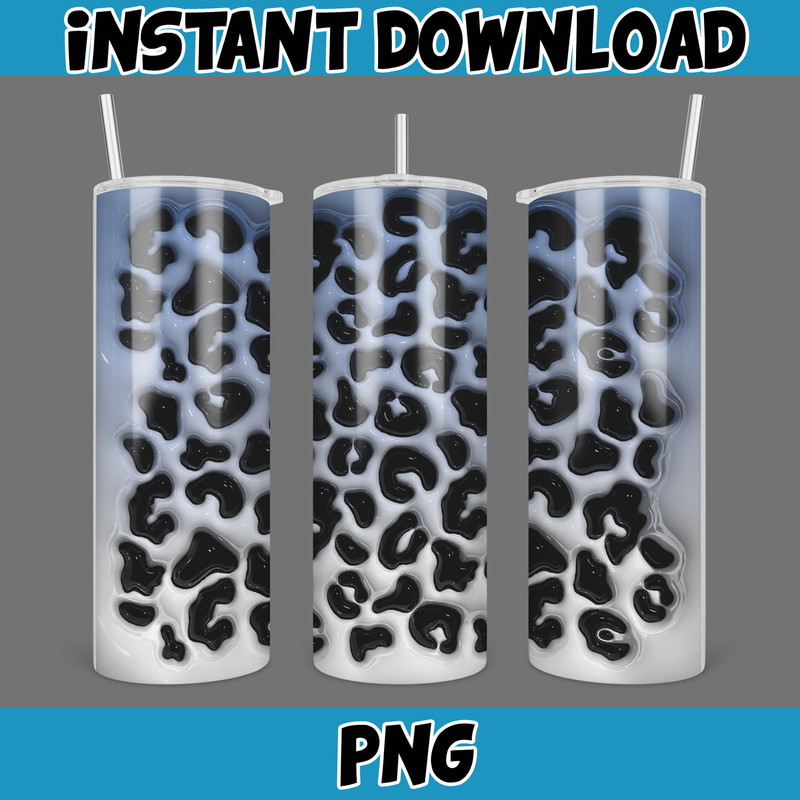 3D Inflated Sublimation Tumbler Design Download PNG, 20 Oz Digital Tumbler Wrap PNG , Instant Download (13).jpg