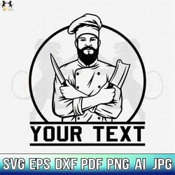 chef logo svg, chef svg, food svg, restaurant svg, cooking svg, chef clipart, chef cricut, chef shirt, chef tools svg, c