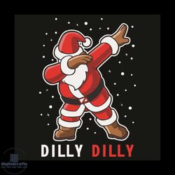dilly dilly svg, christmas svg, santa claus svg, dabbing santa claus svg, dilly santa claus svg, christmas snow svg, chr