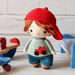 Mini Luke : Crocheted Cuteness Doll | Amigurumi Pattern Doll PDF