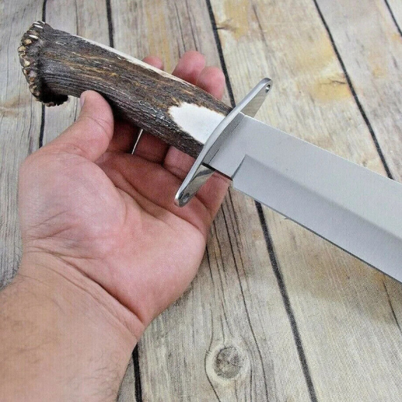 D2 Steel Bowie Hunting Knife