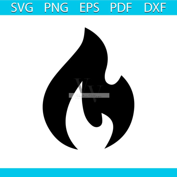 Basic Fire Svg Fire svg free, flames svg, free vector files, instant downlo | Inspire ...