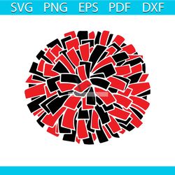 pom pom svg free, trending svg, cheerleading svg, cheer svg, instant download, silhouette cameo, shirt design, sport svg