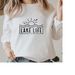 lake life is the best life svg png pdf,lake life svg, lake vibes svg, summer lake svg, vacation svg, lake shirt svg, svg