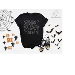trick or treat, trick or treat shirt, halloween shirt, halloween party shirt, halloween gifts, halloween costume, spooky
