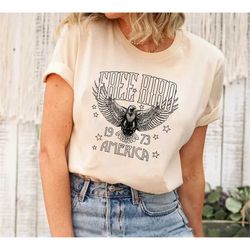 free bird shirt, boho tshirt, free bird tee, eagle shirt, thunderbird shirt, retro music shirt, vintage inspired shirt
