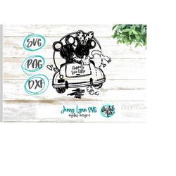 mickey and minnie runaway railway car svg happily ever after svg png dxf silhouette cricut cut file screen-print mickey