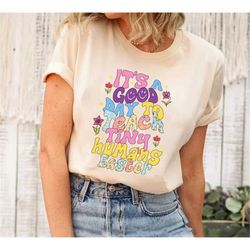 it's a good day to teach tiny humans,teacher shirt,easter teacher shirt, teacher t-shirt, teacher tee,peeps t-shirt, eas