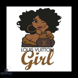 louis vuitton girl svg, trending svg, louis vuitton svg, louis vuitton black girl svg, black girl svg, girl love louis v