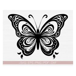 butterfly svg png, butterfly silhouette cut file for cricut, eps dxf pdf vector clipart shirt design, vinly decal, iron