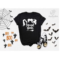 squad goals shirt, sanderson sisters shirt, witch shirt, witch costume, halloween squad shirt, halloween shirt, hallowee