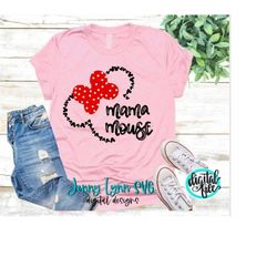 mama mouse svg mini mouse mickey head digital file svg hand lettered disneyland mama mouse mini silhouette cricut dxf p