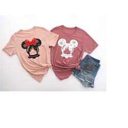 christmas disney shirts, mickey minnie couple shirts, christmas shirts, christmas family shirts, christmas gift, christm
