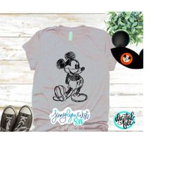 mickey mouse gang polaroid svg disneyworld png dxf classic mickey sketched disneysvg sublimation cricut cut file minnie
