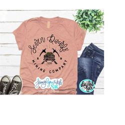 seven dwarf mining company shirt disneysvg hand lettered clipart silhouette snow white dwarfs download digital file cric