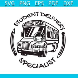 student delivery specialist svg, back to school svg, bus driver svg, school svg, students svg
