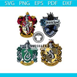 wizard school logo svg, harry potter svg, hogwarts svg, gryffindor svg, ravenclaw svg