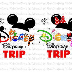 bundle birthday trip svg, happy birthday svg, family vacation svg, vacay mode, magical kingdom, svg, files for cricut