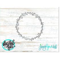 laurel leaf wreath svg laurel berries svg  digital file leaf floral berries wreath dxf cut file silhouette cricut laurel