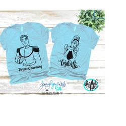 cinderella and prince charming disneyland svg prince and prince charming shirts cricut cut file disneysvg princess disne