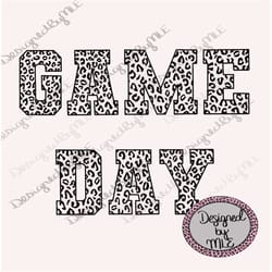 leopard game day svg, cheetah football fan svg, volleyball, basketball, fan gear, cheerleader