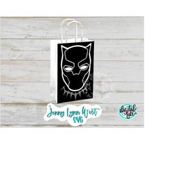 black panther party favor bags printable png avengers marvel favor bags diy black panther printanle loot bags party favo