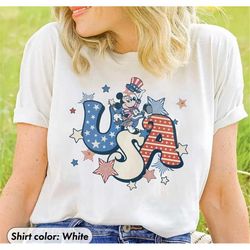 retro usa mickey 4th of july shirt, vintage usa flag shirt, 4th of july shirt, disney vacation shirt, mickey holiday shi