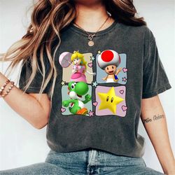 retro princess peach shirt, princess peach mario shirt feeling peachy shirt, super mario birthday shirt, birthday gift f