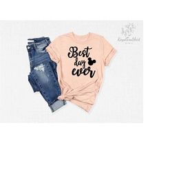 best day ever t-shirts, mickey ear shirt, mickey head shirt, disney family outfit, disney vacation shirt, disney trip te