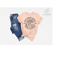 walt disney family vacation 2023 custom t-shirts, disney trip shirt, disney 2023 outfit, magic kingdom park apparel, dis
