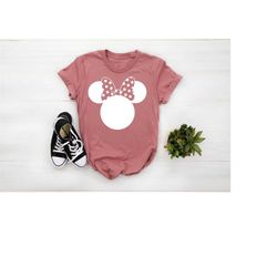 disney minnie head shirt, disney vacation shirt, disneyworld trip shirt, matching family shirt, disney family shirt, dis