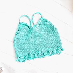 Knitting pattern Baby / Child Top Malinka / 7 sizes