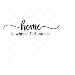 home is where the heart is svg, family svg, home decor svg, png, eps, dxf, cricut, cut files, silhouette files, download