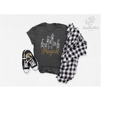 disney magical t-shirts, disney castle trip shirts, walt disney world shirt, disney magic kingdom outfit, disney cruise