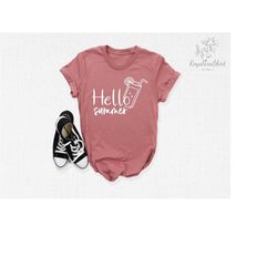 hello summer shirt, summer shirt, beach vacation shirt, vacation shirt, family vacation shirt, funny summer shirt, beach