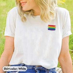 rainbow pocket pride shirt, pride month shirt,gay pride shirt,pocket rainbow tee,lesbian shirt,pride gift,lgbtq shirt, a