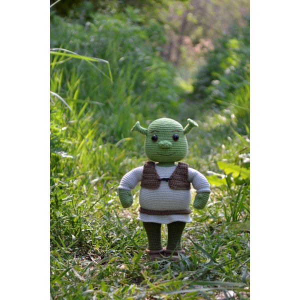 Crochet Shrek pattern amigurumi Eng PDF - Inspire Uplift