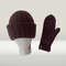 Women's chocolate-color double-knitted beanie 3.jpg