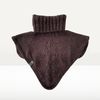 Women's chocolate-color double-knitted beanie 4.jpg