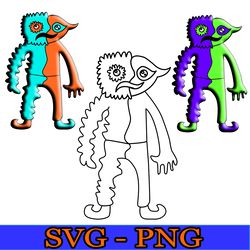 The Jester SVG, Garten Of Banban Characters SVG, Sharp Claw SVG, The Jester, Cut files for Cricut PNG