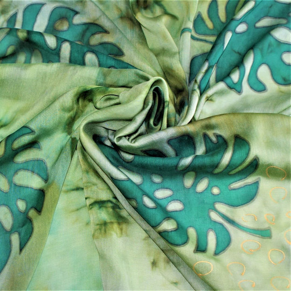 Hand-painted-green-square-scarf-in-technique-batik.jpg