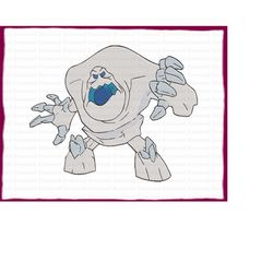 marshmallow frozen filled embroidery design 1 - instant download